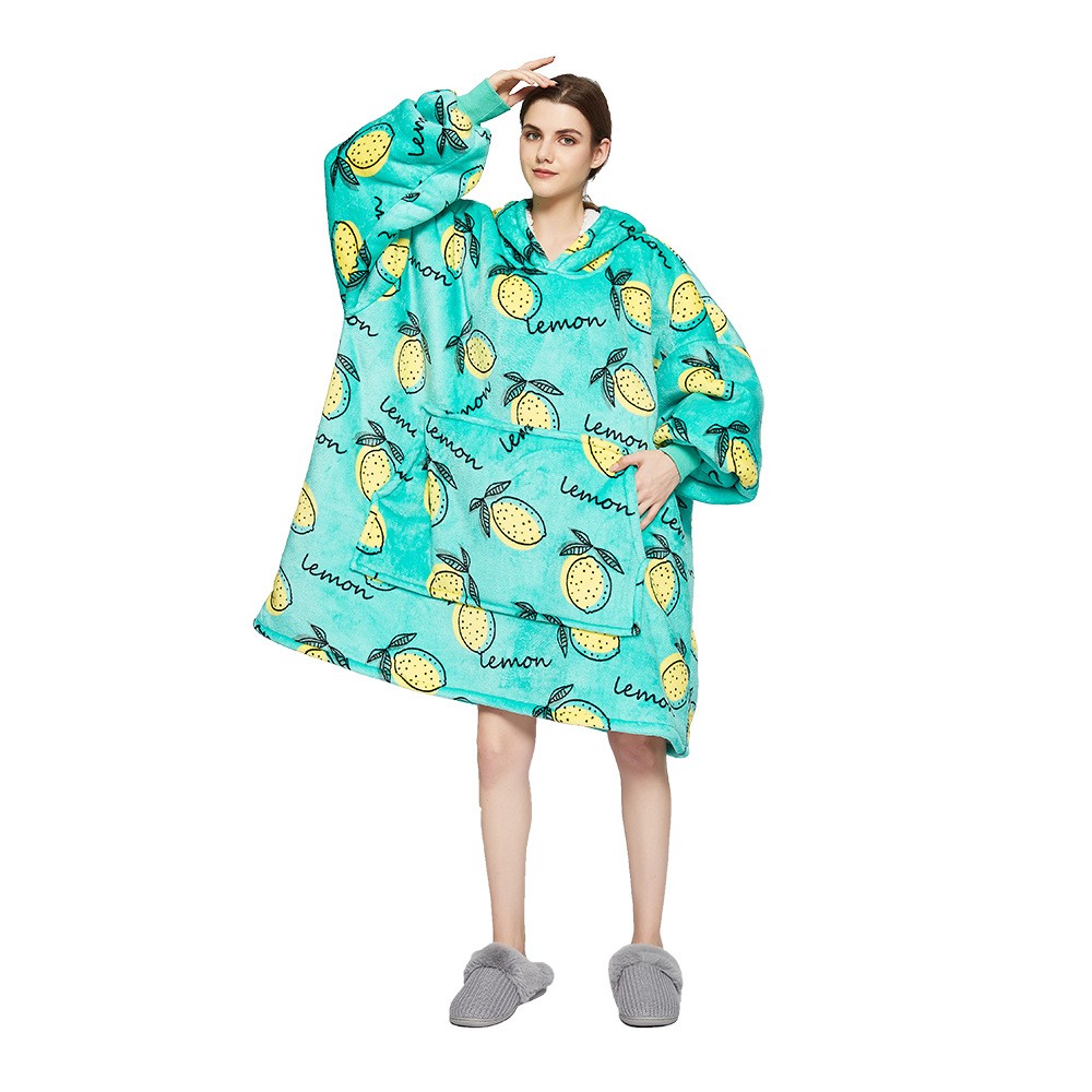 Lemon Hoodie Blanket